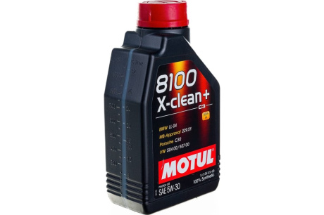 Купить Масло MOTUL моторное 8100 X-Clean +5W30 1 л  синтет  106376 фото №2