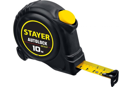 Купить Рулетка 10м "STAYER" AUTOLOCK  2-34126-10-25 фото №1