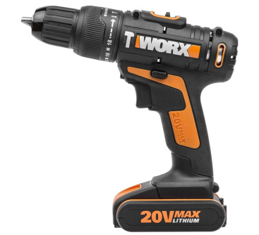 Купить Дрель аккумуляторная WORX WX371.3  20V 1,5Ач сумка фото №2